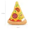 Juguete Peluche Pizza Helado Chillon Para Mascota Perro Gato