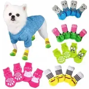 Medias Calcetines Zapatos Antideslizante Para Perros Y Gatos