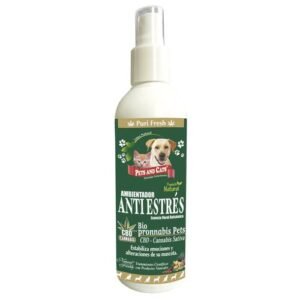 Esencia Antiestres con CBD 240 ml para mascotas perro gato Biopronnabis-Cbd-Natural-Freshly-240-ml