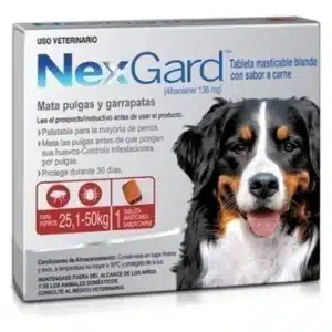 NexGard - Perros De 25 Hasta 50 Kg Antipulgas