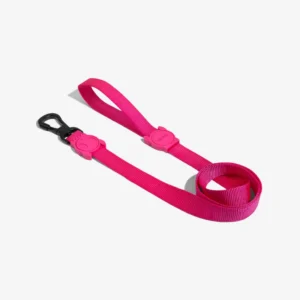 Correa para perro lazo rosa Zee.dog pink led leash L Large