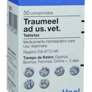 Traumeel Heel Homeopaticos Ad Us. Vet. Frasco X 50 Comp. Mascota