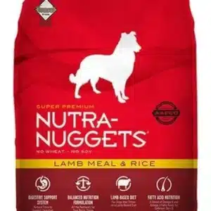 Alimento Nutra-Nuggets Super Premium para perro adulto todos los tamaños sabor cordero y arroz en bolsa de 15kg