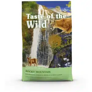 Nuevo | +1000 vendidos Alimento Taste of the Wild Rocky Mountain Feline para gato sabor venado asado y salmón ahumado en bolsa de 2.2kg